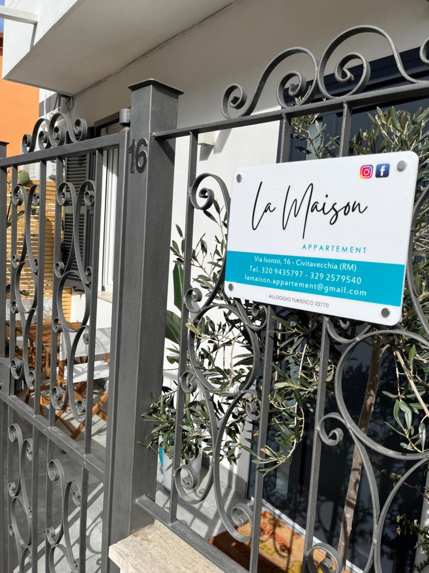 La Maison Appartement - A 200M Dal Porto Civitavecchia Zewnętrze zdjęcie